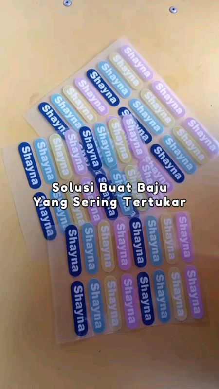 stiker baju custom