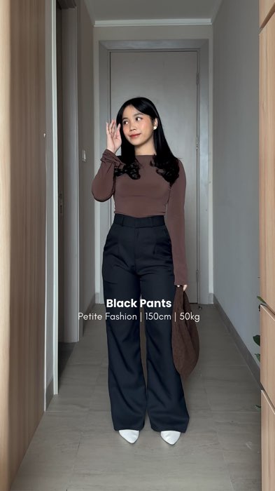 #FashiondiShopee #RacunShopee #petitefashion #celanahitam