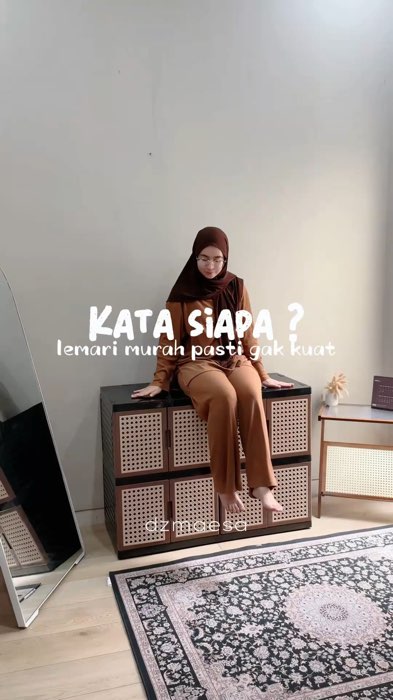 Siapa yang kemarin ngeremehin lemari ini ? #RacunShopee #lemariplastik #lemarikabinet #lemaripakaian #lemariserbaguna #lemarisusun #fyplah #lemaritv