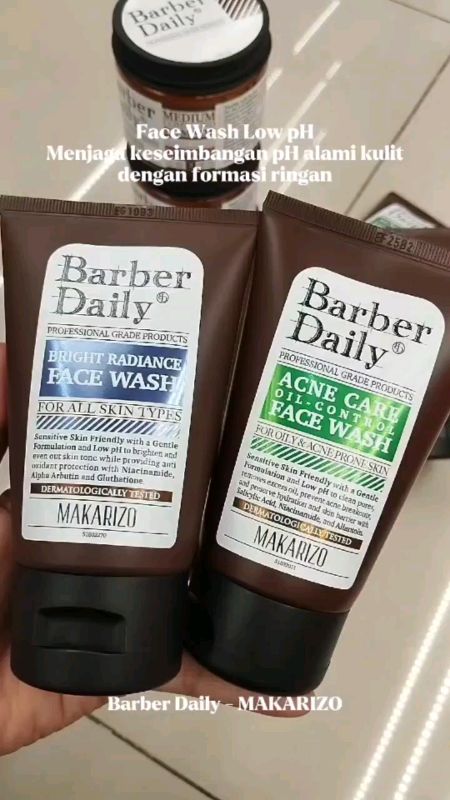 Barber Daily Family ♥️ #barberdaily #mensgrooming #brightradiance #acnecare #produkviral