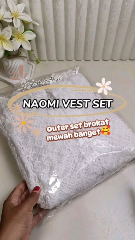 one set brokat mewah #onesetbrokat #setelanbrokat #setelanwanita #naomiset #RacunShopee #ShopeeLook #fashionshopeehaul #OOTDFashionShopee