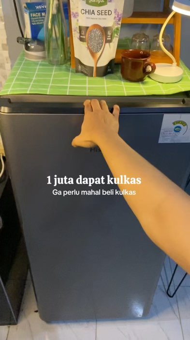 Ga perlu uang banyak beli kulkas #DiskonRacunShopee #Diskon40RB #kulkas #kulkasmini #kulkas2pintu #kulkashisense #kulkasmurah #fypdongggggggg #SpillRa