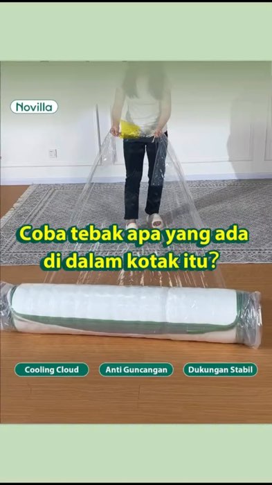 Emang sebagus ituuu Novilla kasur 👌😍🥰#fypシ #shopeevideo #RacunShopee #KasurNovillaMurah