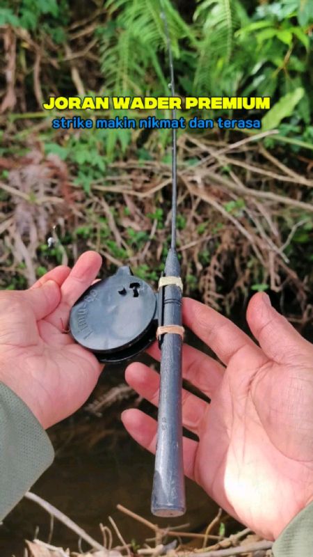 Joran wader satu set super lentur 100cm #joranpancing #joranwader #joranwadersuperlentur #1111bigsale #spillbawahberkah #ShopeeCOD #RacunShopeeCheck