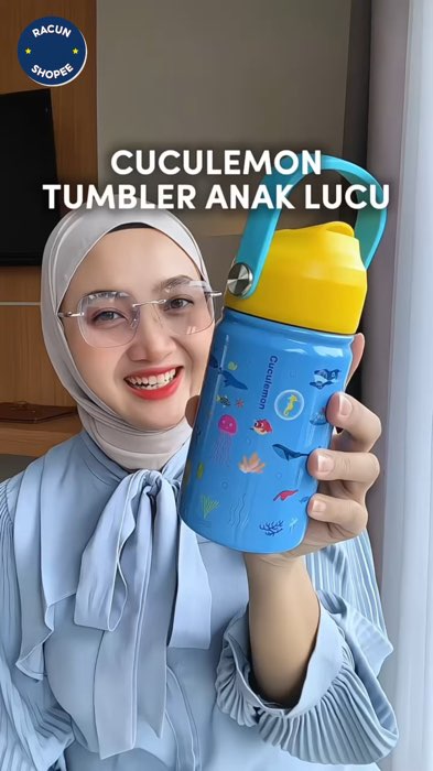 PROMO TUMBLER ANAK LUCU CUCULEMON #cuculemontumbler #tumbleranak #tumbleranakstainless #ViralDiShopeeVideo #SpillRacunShopee #SpillBawaBerkah #shopee