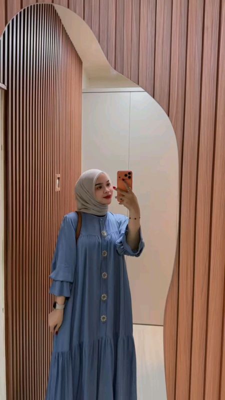 #meldadress #dressgamis #dressrayon #dressbordirbunga