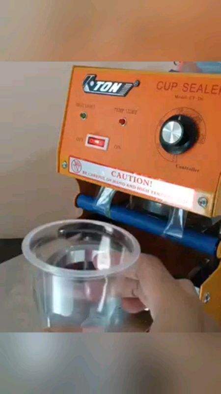 Mesin press cup minuman khusus cup AQUA ORIGINAL ETON ET- D6 single ring