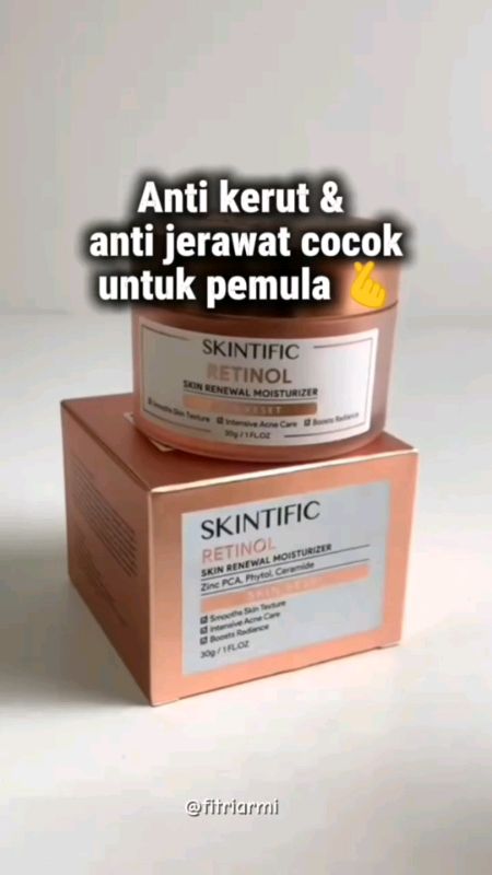 retinol aman untuk pemula #PromoNonStop #SpillRacunShopee #retinolskintific #retinolmoisturizerskintific #retinolmoisturizer