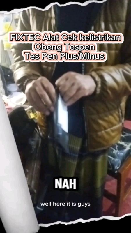 FIXTEC Obeng Tespen Plus/Minus 6765 | Alat Cek Arus Listrik Akurat & Aman#FIXTEC #ObengTespen #TespenListrik #TespenPlusMinus #AlatCekListrik #FIXTEC6