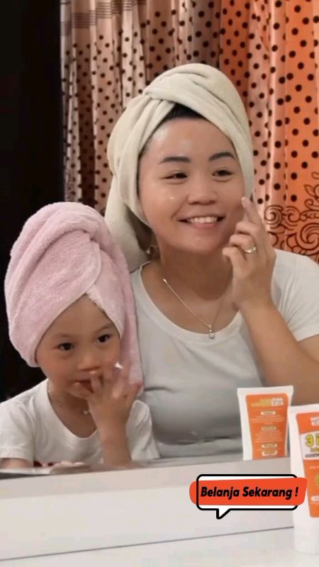Bkn hny mama yg butuh skincare ank juga butuh jd kulitnya juga, minat checkout sini#herbikids #faceandbodycream#herbikids3in1facedanbody#RacunShopee