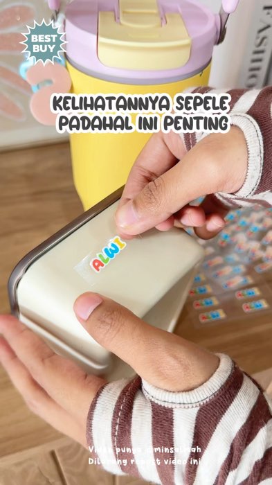 Kelihatannya sepele padahal penting #TermurahDiShopee #RacunShopee #ViralDiShopeeVideo #RacunShopee #labelnama