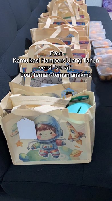 #hamperssehat #idehampersultah #idehampers #ulangtahunanak #goodiebagulangtahun #hampersulangtahun