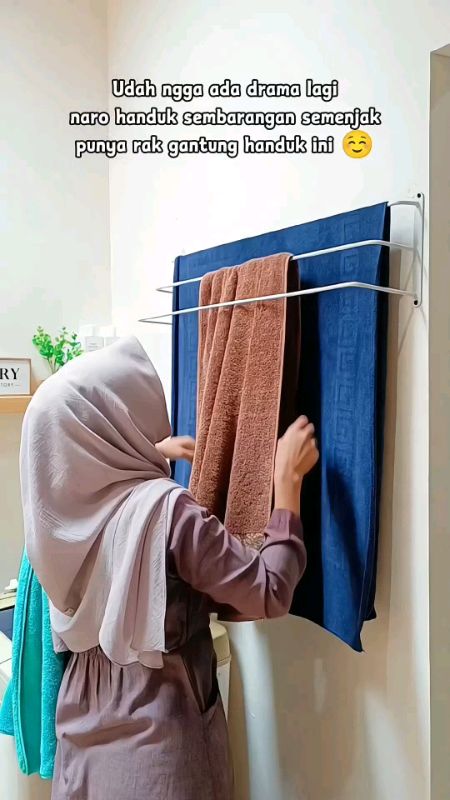 yuk samaan ☺ #rakgantunghanduk #rakhanduk #gantunganhanduk