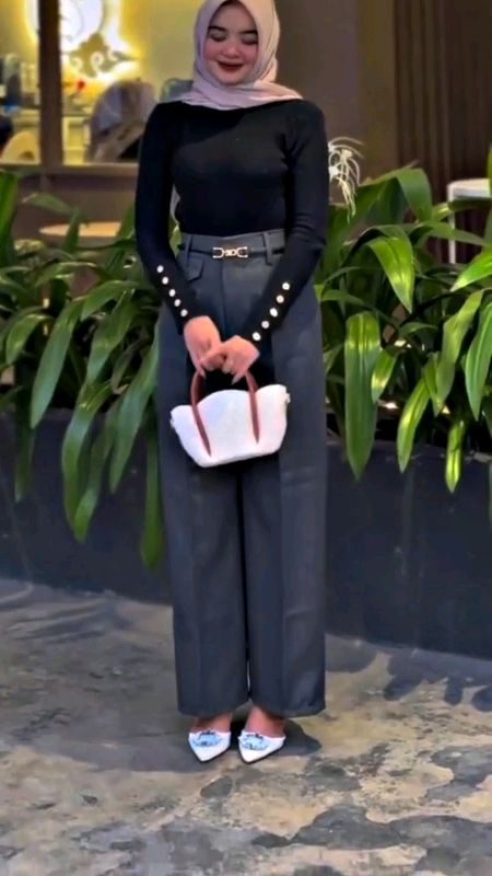 Oro pants loose trouser#oropants #loosepants #kulothighwaist #oropantskulot #celanakerjawanita