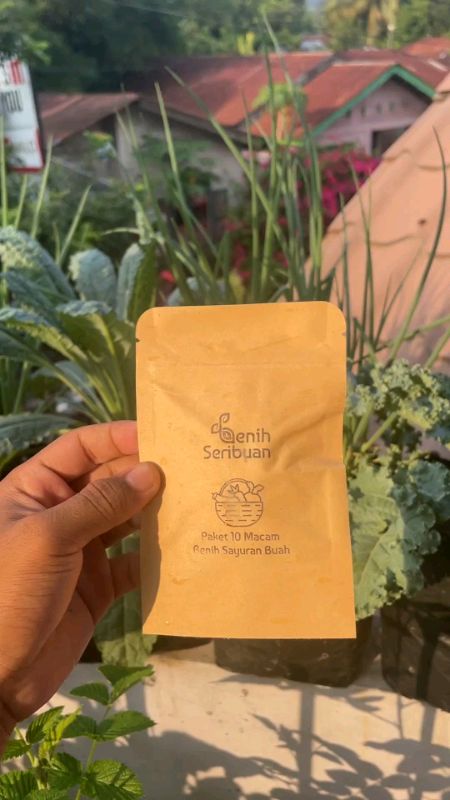 Untung banget beli paketan benih seperti ini untuk kebun pekarangan rumah #berkebun #benuhseribuan #sayuranbuah