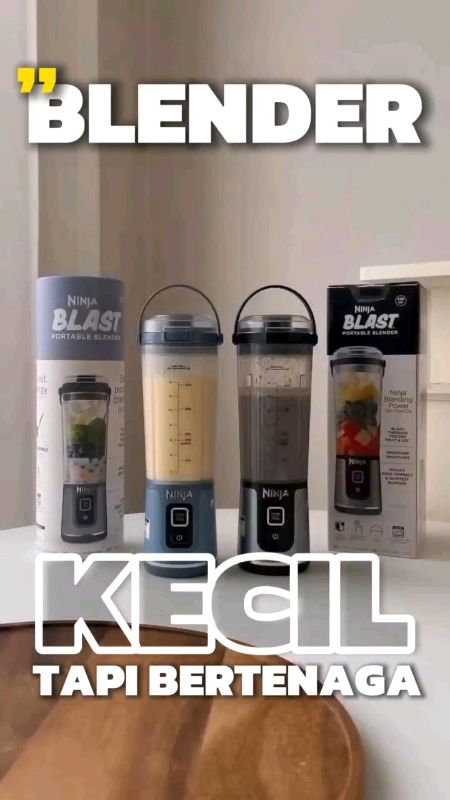 Ninja Blast: Blender Portable Terbaik 2026?#NinjaBlast #GadgetReview #SmoothieOnTheGo #ProteinShake #KitchenGadget #ViralDiShopeeVideo