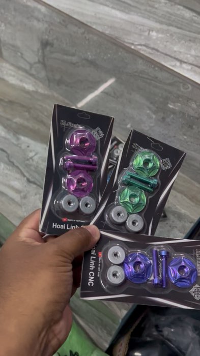 #Jalu #Titanium Jalu Stang / Bandul Stang TUTUP OLI & KOIN SENSOR Titanium Model Tipis Star original
