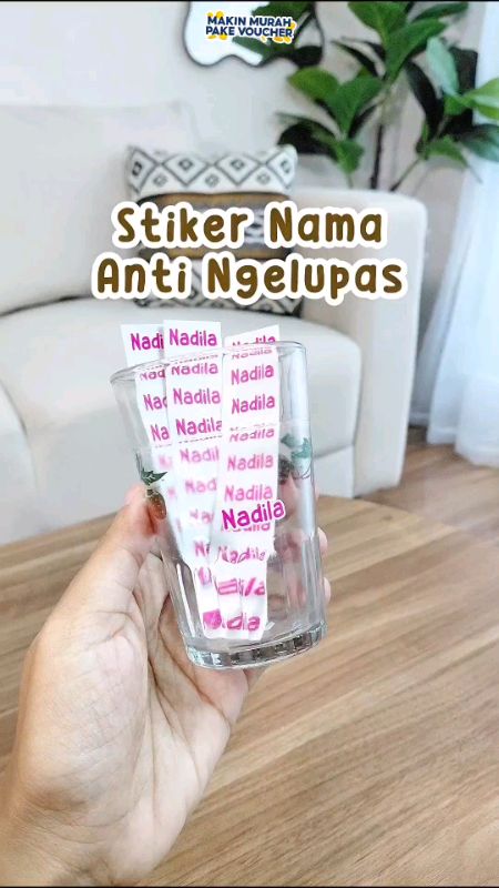 #stikernama #stikernamacustom #stikernamawaterproof #stickernama #SpillBawaBerkah #GakNyeselBeliIni #PromoNonStop #Diskon50Persen #ShopeeLook