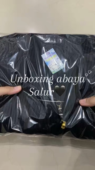 Aduuhh bagus banget abaya nyaa..namanya abaya salur yaa💗🤩#abayasalur #abayahitam #abayamurah #fyp #foryou #abaya #masukberanda