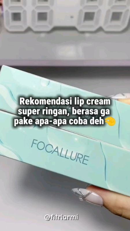 rekomendasi lipcream super ringan #SpillRacunShopee #RacunShopee #focallurelastingdewylipcream #lastingdewylipcream #focallurelipcream #focallure