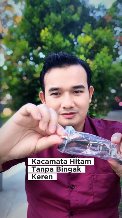 "Kacamata Hitam Tanpa Bingkai Gradien Unik Vintage Rektangular untuk Wanita dan Pria dengan Desain Unik"	#TermurahDiShopee #Diskon60Persen #kacamata