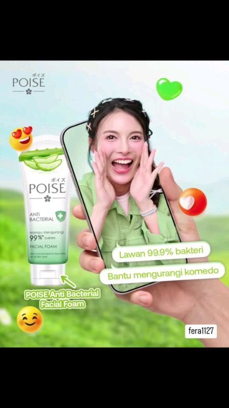 Poice Facial Anti Bacterial 100g x2 #facialfoampoise #poisefacialfoam #poise #poisefacialwash