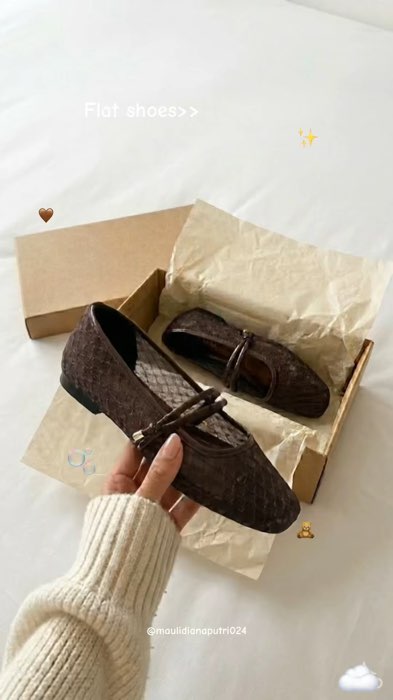 Sepatu flatshoes🤎#Sepatuflatshoeswanita #SpillRacunShopee #RacunShopee #DiskonRacunShopee