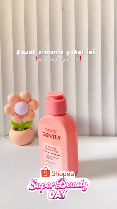 GENTLY pH Balanced Feminine Wash 100ml & 60ml - Pembersih Kewanitaan Kurangi Gatal, Bau, Keputihan -...#PromoNonStop #DiskonRacunShopee #potongan50per