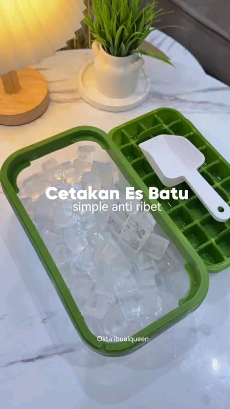 #MAMASOOCetakanEsBatu32Grid2TrayWadahTransparan/IceCubeMak...#viralshopeevideo#fypshopeevideo#murahmeriah