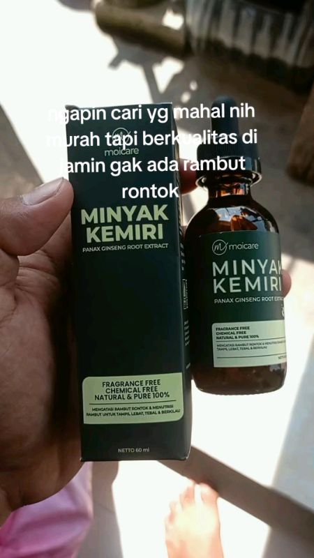 mencegah kebotakan menyuburkan rambut #atasirambutrontok #atasirambutrusak #atasirambutrontokketombedanlepek #ramuanherbal #minyakkemiriasli