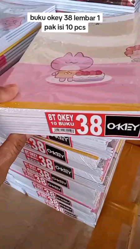 Buku tulis okey 38lembar murah meriah Bun #bukutulis #fyp #SpillBawaBerkah #ShopeeCOD #ShopeeLook #shopeevideo #GaNyeselBeliIni #RacunShopee