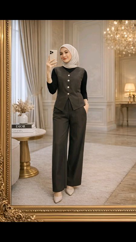 setelan vest ala Korean style #setelanvest #ShopeeCOD #Diskon70Persen #GakNyeselBeliIni #SpillBawaBerkah #Diskon60Persen #Diskon50Persen
