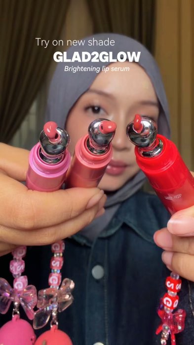 New shade new babyyy ?✨ #lipserum #lipserumglad2glow #RacunShopee #MakeUpWajibPunya #glad2glow