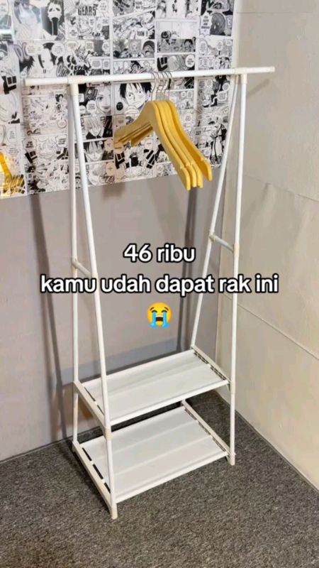YUMI RAK GANTUNGAN MULTIFUNGSI KAPASITAS BESAR#rakgantunganmultifungsi#rakgantung#ramadanekstraseru#racunshopeee
