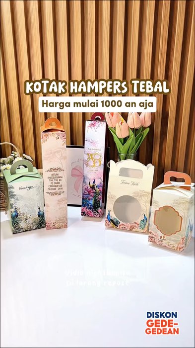 Kotak hampers#ViralDiShopeeVideo #SpillBawaBerkah #PromoNonStop #kotakhampers #boxhampers #boxsouvenir