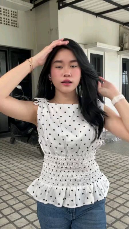 #toppolkadot #RacunShopeeCheck #ViralDiShopeeVideo #TermurahDiShopee #OOTDFashionShopee
