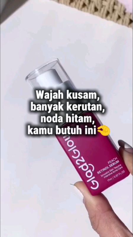 retinol Serum glad2glow #SpillRacunShopee #RacunShopee #glad2glowpeachretinolserum #glad2glowretinolserum #retinolserum #glad2glow