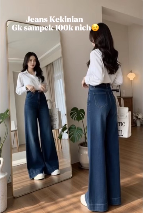 Jeans Gen Z nich kece abis buruan CO😉 #jeanswanita #jeanskekinian #jeans