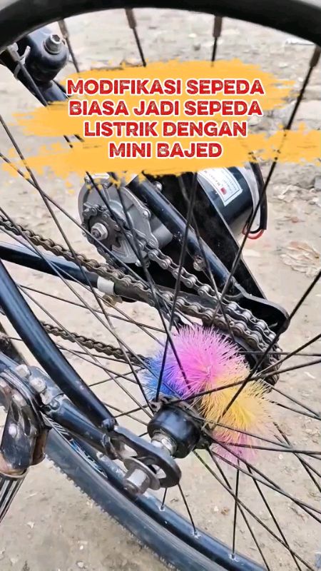 nih yang mau modif sepedanya jadi sepeda listrik #fyi #tutorial #diy #tipsandtricks #diy #videoviral #RacunShopee #produkviral #tipsandtricks