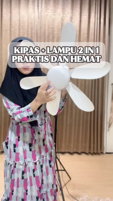 #kipaslampu #lampukipasanginremote #lampukipasplafon2in1 #Diskon50Persen #RacunShopee #GakNyeselBeliIni #GratisOngkirRP0