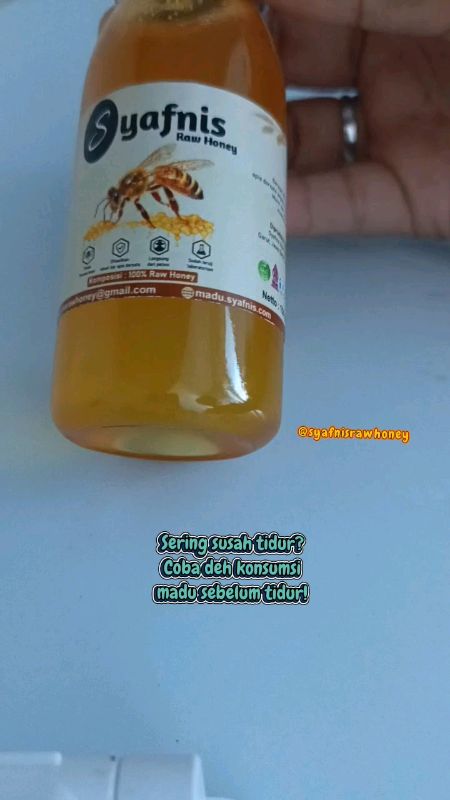 Madu Syafnis bantu kualitas tidur kamu! #madusyafnis #syafnisrawhoney #maduasli #madumurni #maduhutan #rawhoney