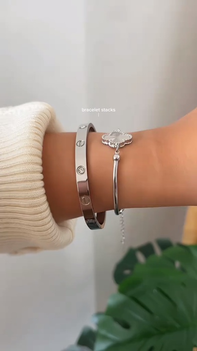 #RacunShopee #gelang #gelangtitanium #gelangbangle #gelangclover