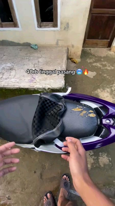 bahan ganteng motormu bolo#fyp #sarungjokmotor #modifikasimotor