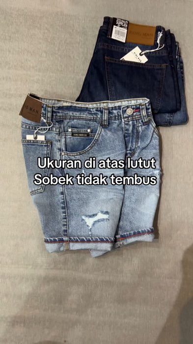 Celana pendek pria original #celanasobek #celanakingman86 #kingman86 #originalproduk