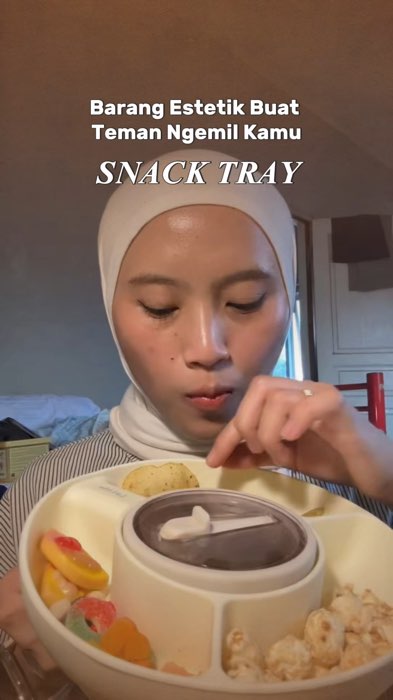 Seru banget nyemil pake ini! #snacktray #wadahcemilan #tempatsnack