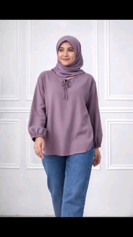 blouse simple #blousewanita #atasanwanita #RacunShopee #ShopeeLook #ShopeeFashionHaul #SpillBawaBerkah #SpillRacunShopee #GratisOngkirRP0