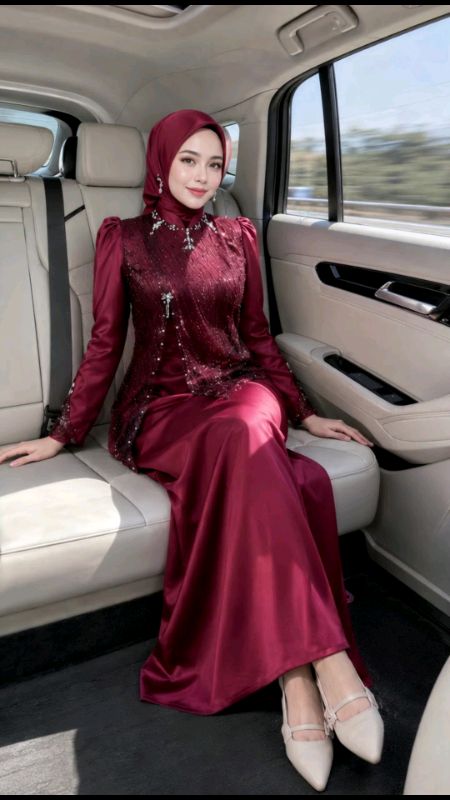 Dress Premium Silk Brukat Mewah dengan Desain Elegan dan Bahan Berkualitas Wanita #fypツ #dressmewahmurah