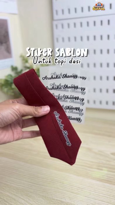 #stikercustom #stikernama #stikersablonbaju #stikercustomnama #ViralDiShopeeVideo #GratisOngkirRP0 #ShopeeCOD #RacunShopee