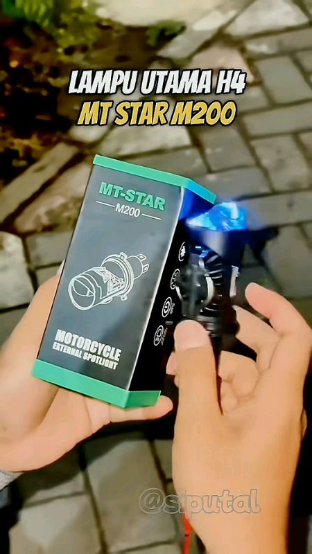 #MT-STAR - H4 M200 #biledprojector  Cahaya Terang Berkualitas Tinggi Bisa Untuk Mobil/Motor #mtstarm200 #mtstarbiled #otomotif #