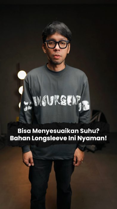 Kaos longsleeve insurgent ini designnya keren abis! #kaos #kaoslongsleeve #mensfashion #menswear